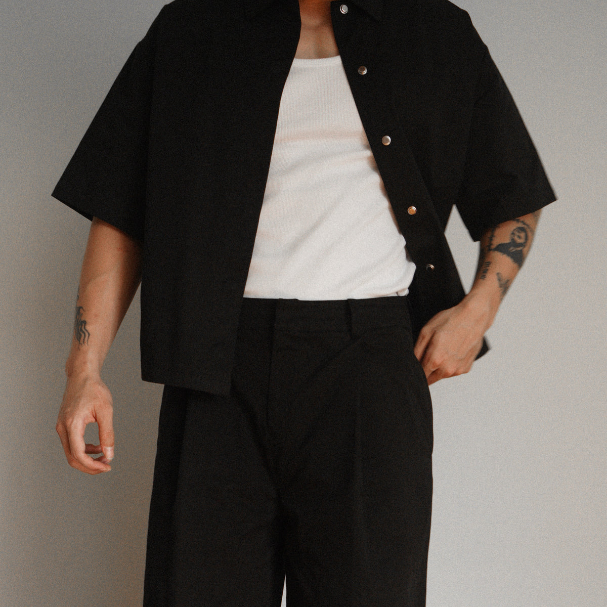 Boxy Shirt in Ink