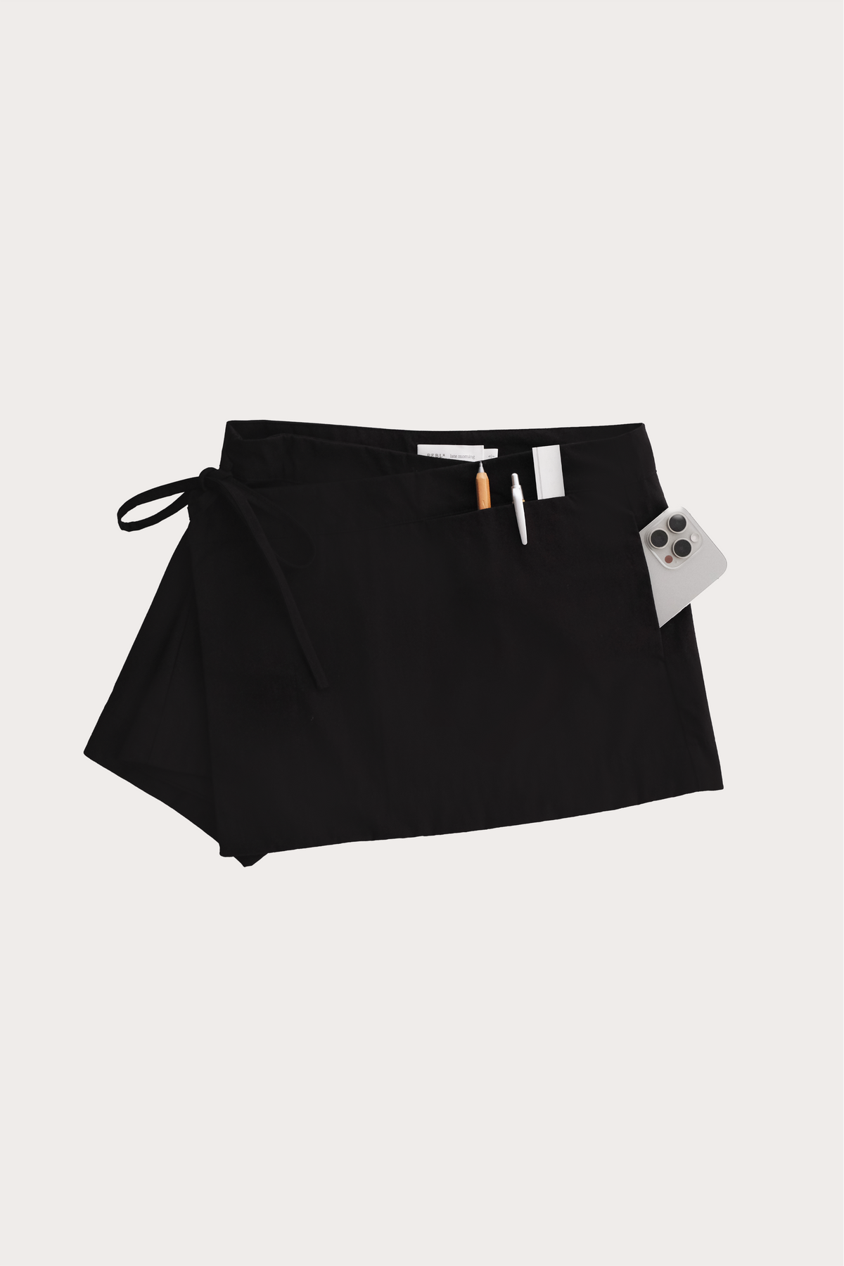 Apron Wrap / Skirt in Black