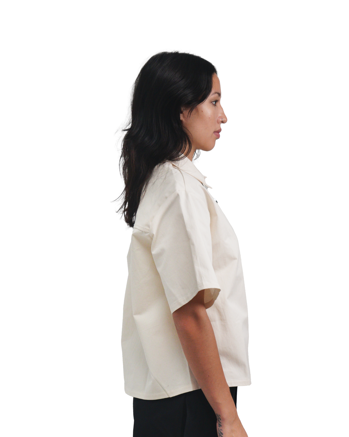 Boxy Shirt in Milk