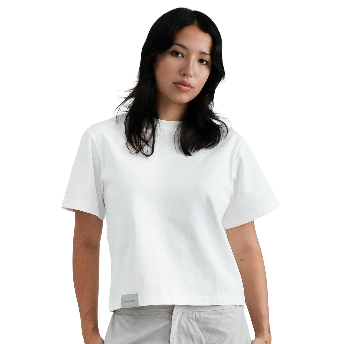 Clean Fit Tee in Salt – PEBL