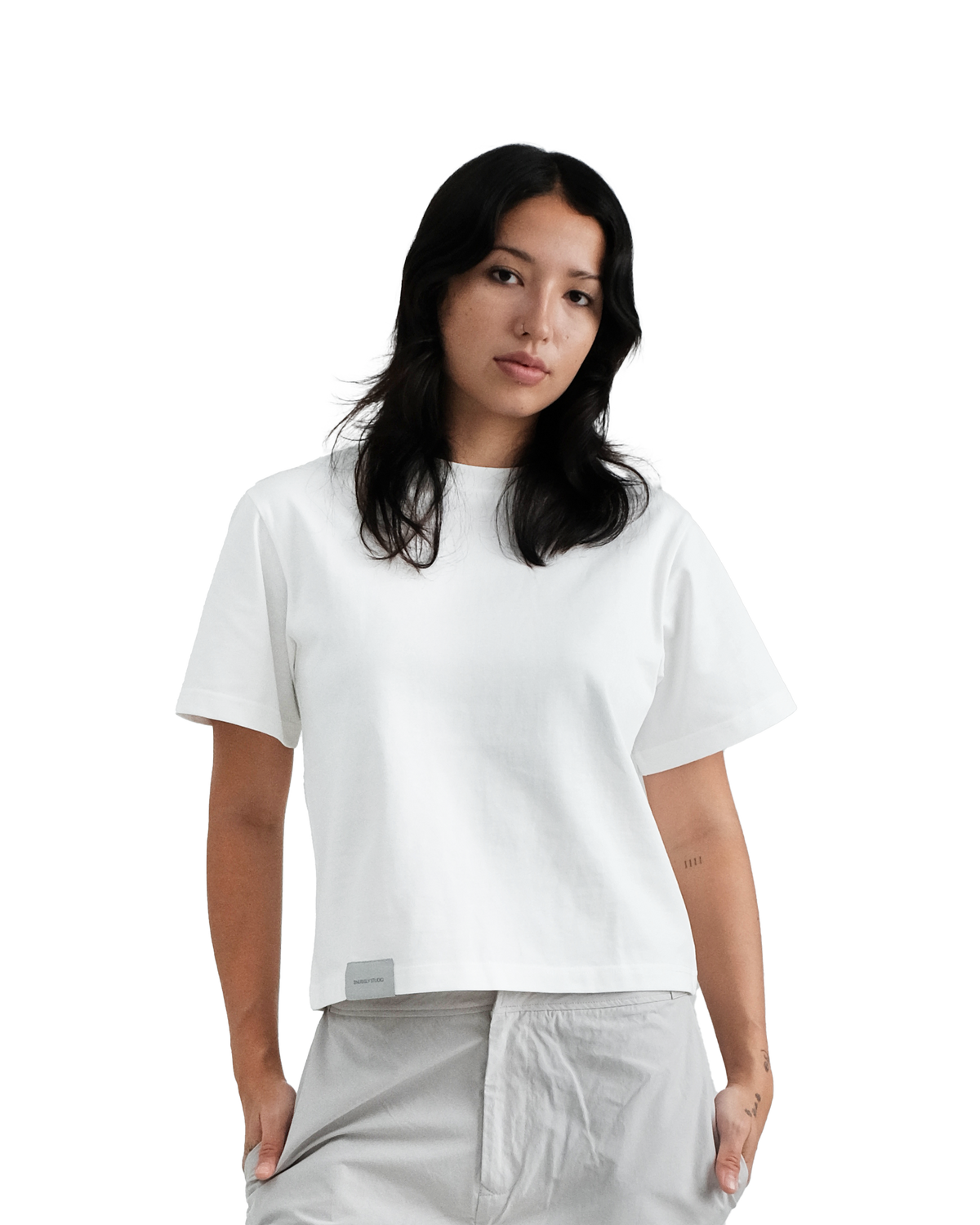 Clean Fit Tee in Salt