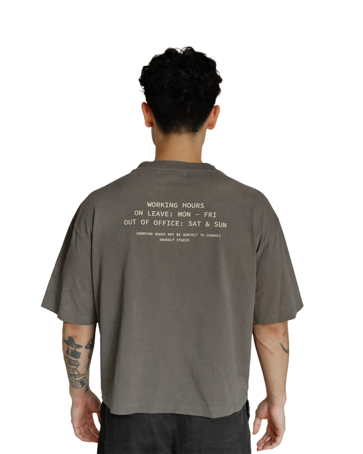 Working Hours Tee (Stone)